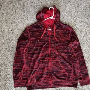 Nike Red Therma-FIT Pullover with Black Accent